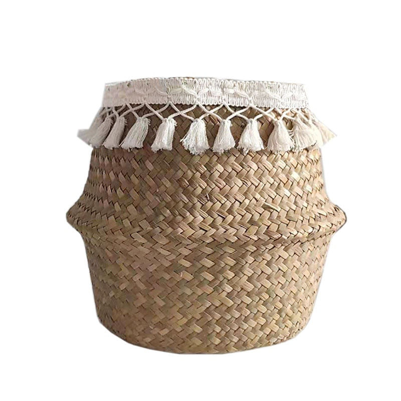 Handmade Bamboo Storage Basket