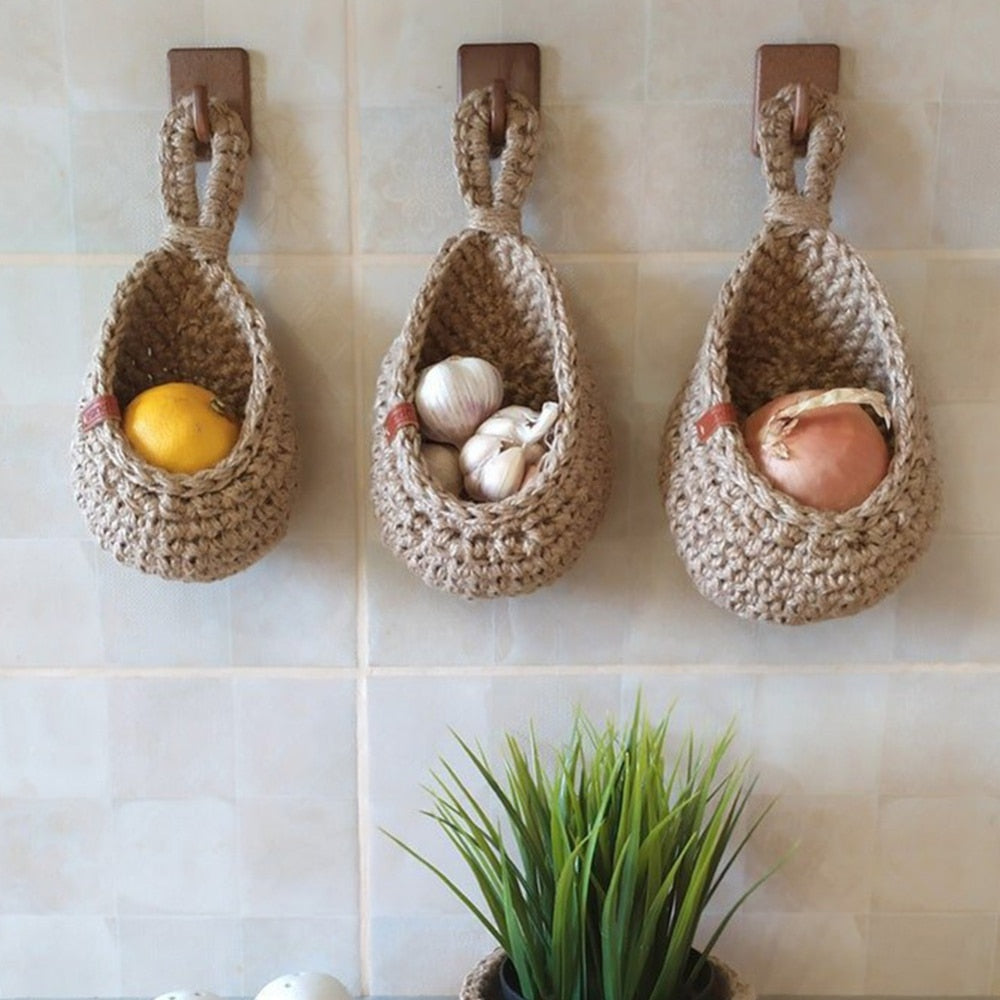 Wall Hanging Handwoven Basket