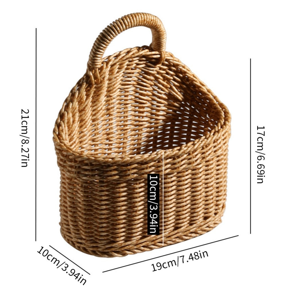 Kitchen Storage Basket-Hand Woven
